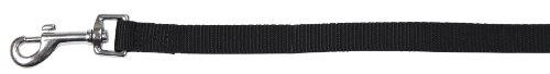 kerbl-pet-miami-hundeleine-mit-softgriff-aus-nylon-schwarz-100-x-2-cm image 2