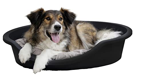 kerbl-pet-dreamer-kunststoffbett-f-r-hund-und-katze-schwarz-60-x-40-x-20-cm image 6