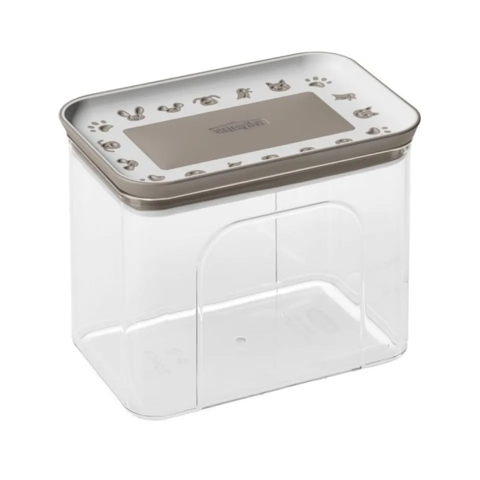 kerbl-snackbox-1-2-l-transparent-braun-15-5-x-10-x-12-cm image 1