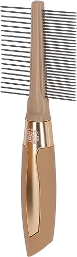 kerbl-magicbrush-fellkamm-fein-grob-6-5x21-cm-golden-kamm-f-r-hund-und-katze image 5