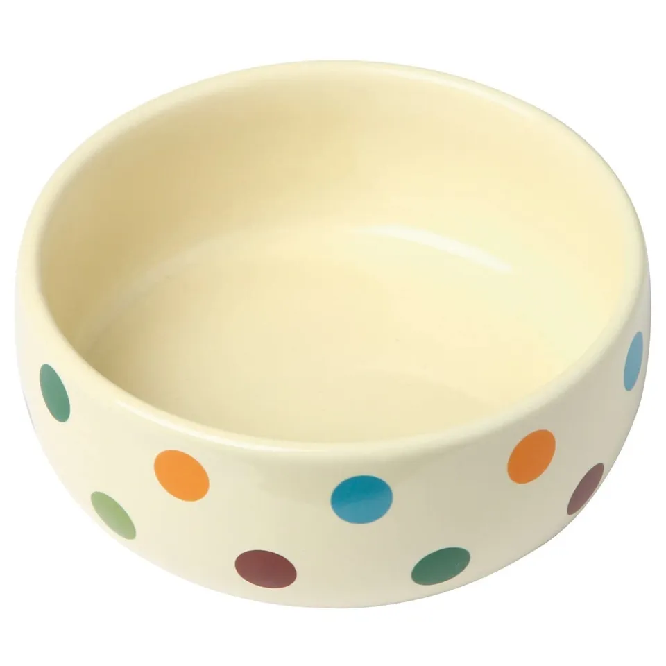 kerbl-pet-keramiknapf-dots-300-ml-futternapf-wassernapf image 1