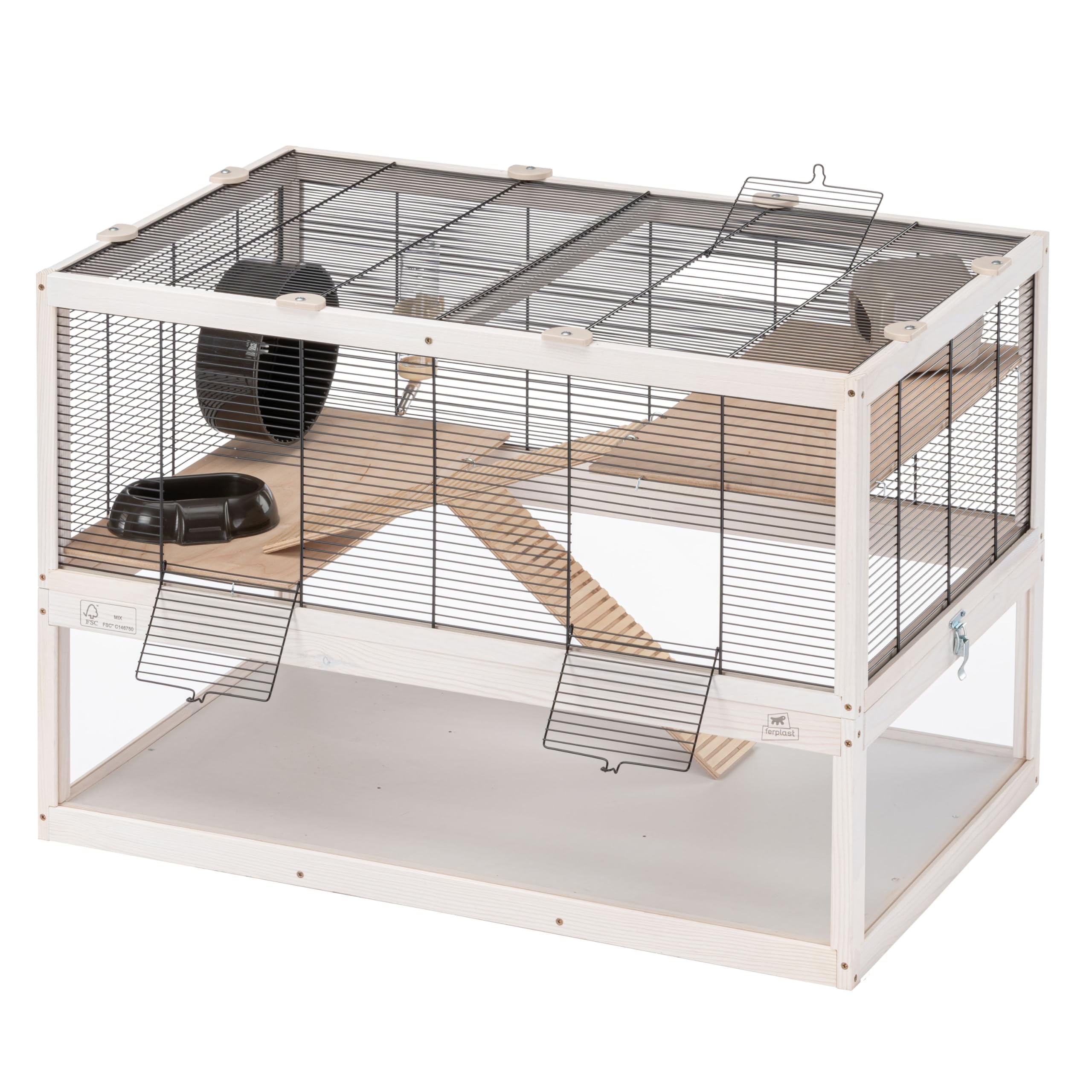 ferplast-domster-hamsterk-fig-holz-80-x-50-x-56-cm-3-ebenen-mit-zubeh-r image 7