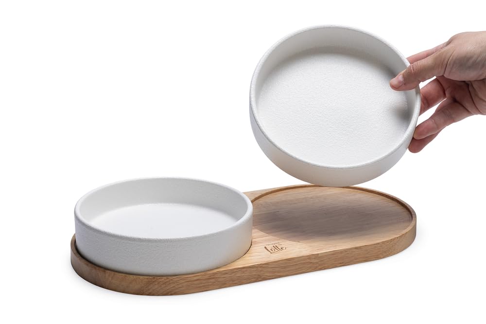 designed-by-lotte-dinnerset-lojs-katzennapf-keramik-weiss-2x-400-ml image 2