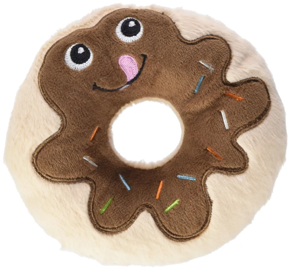 karlie-hundespielzeug-pl-sch-schoko-donut-l-14-cm-braun image 1