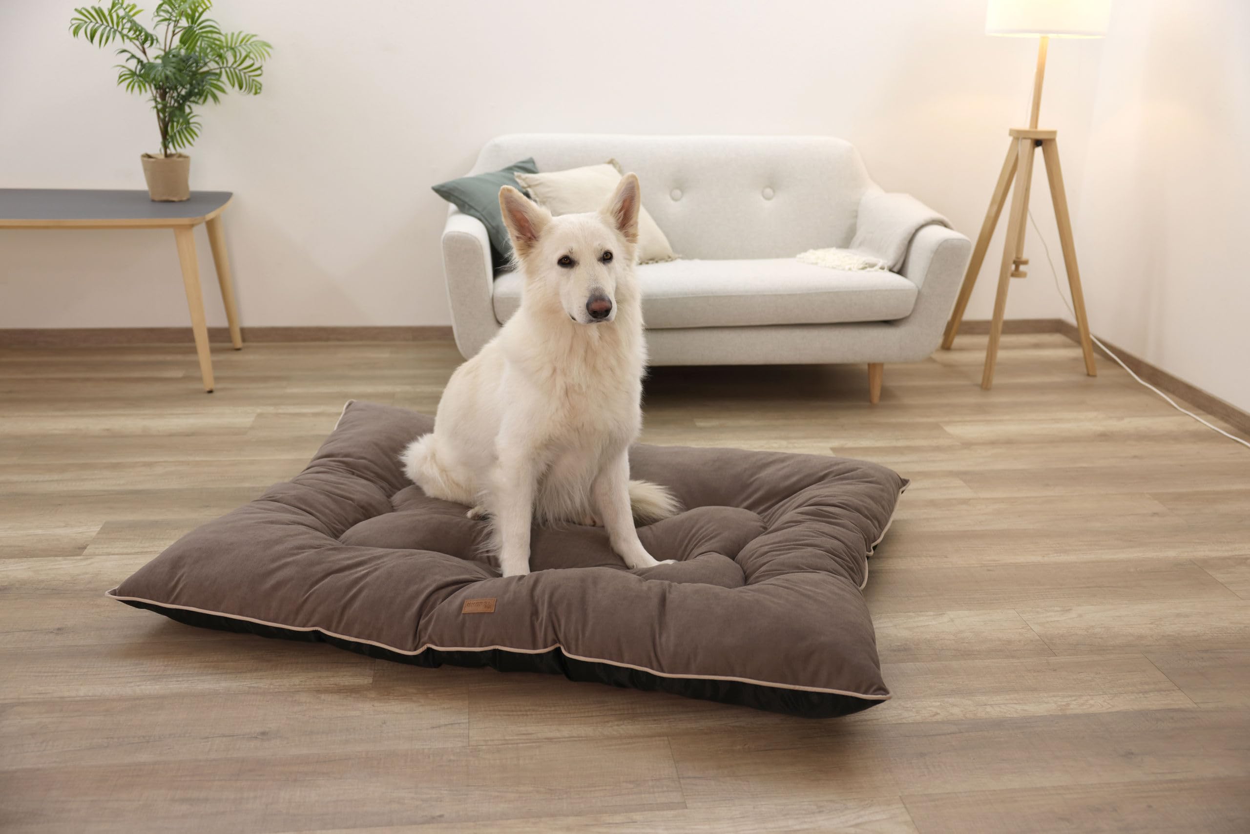 kerbl-pet-liegekissen-benno-braun-100-x-75-cm-chenille-stoff-f-r-gro-e-hunde image 3