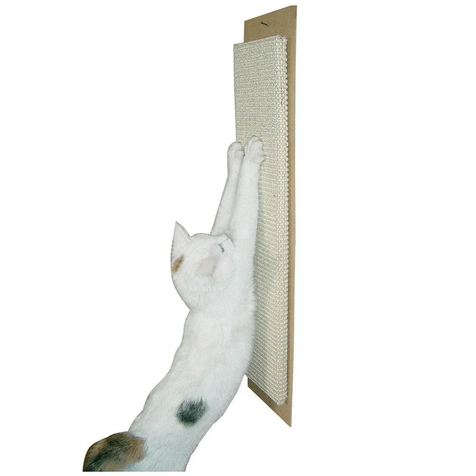 kerbl-pet-wandkratzbrett-maxi-70-x-17-cm-sisal-kratzbrett-beige image 1