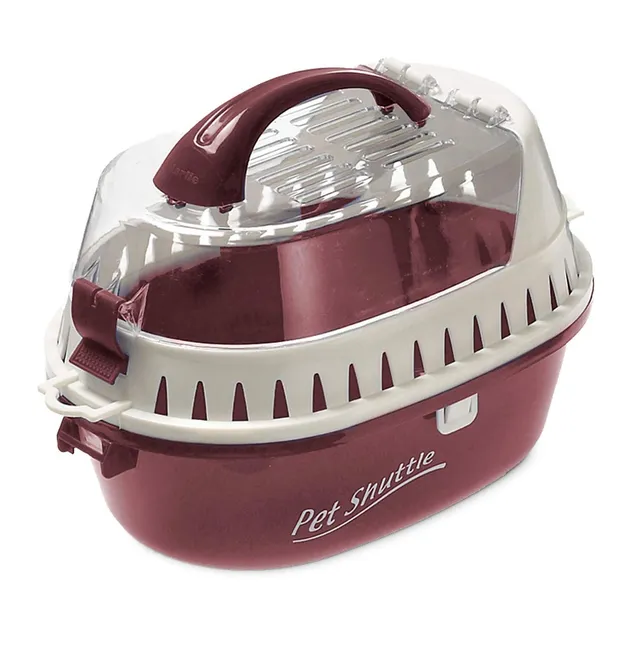 karlie-pet-shuttle-transportbox-s-kleintierbox-rot-35-x-25-x-22-cm image 1