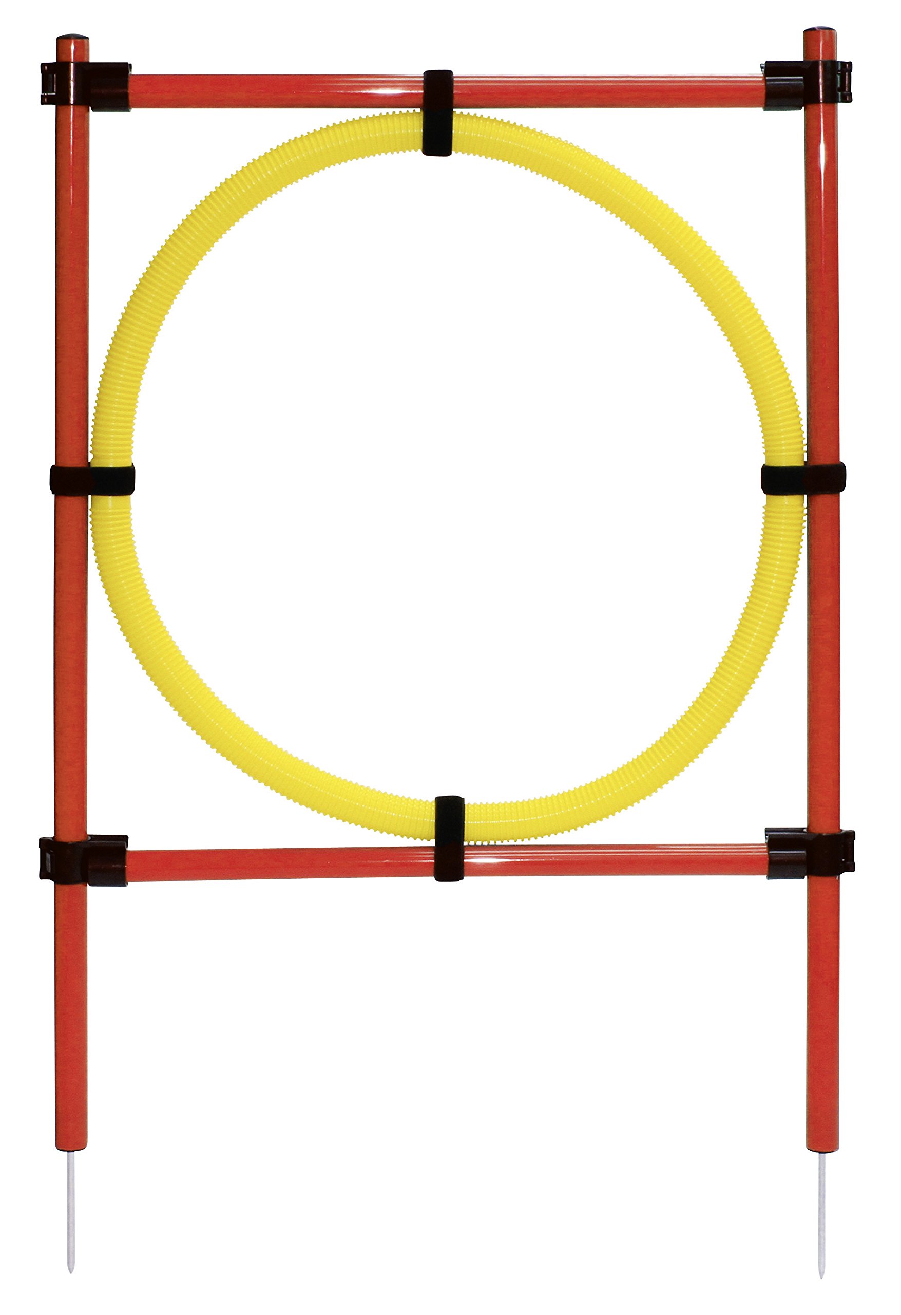 kerbl-pet-agility-komplett-set-3-teilig-rot-gelb image 1