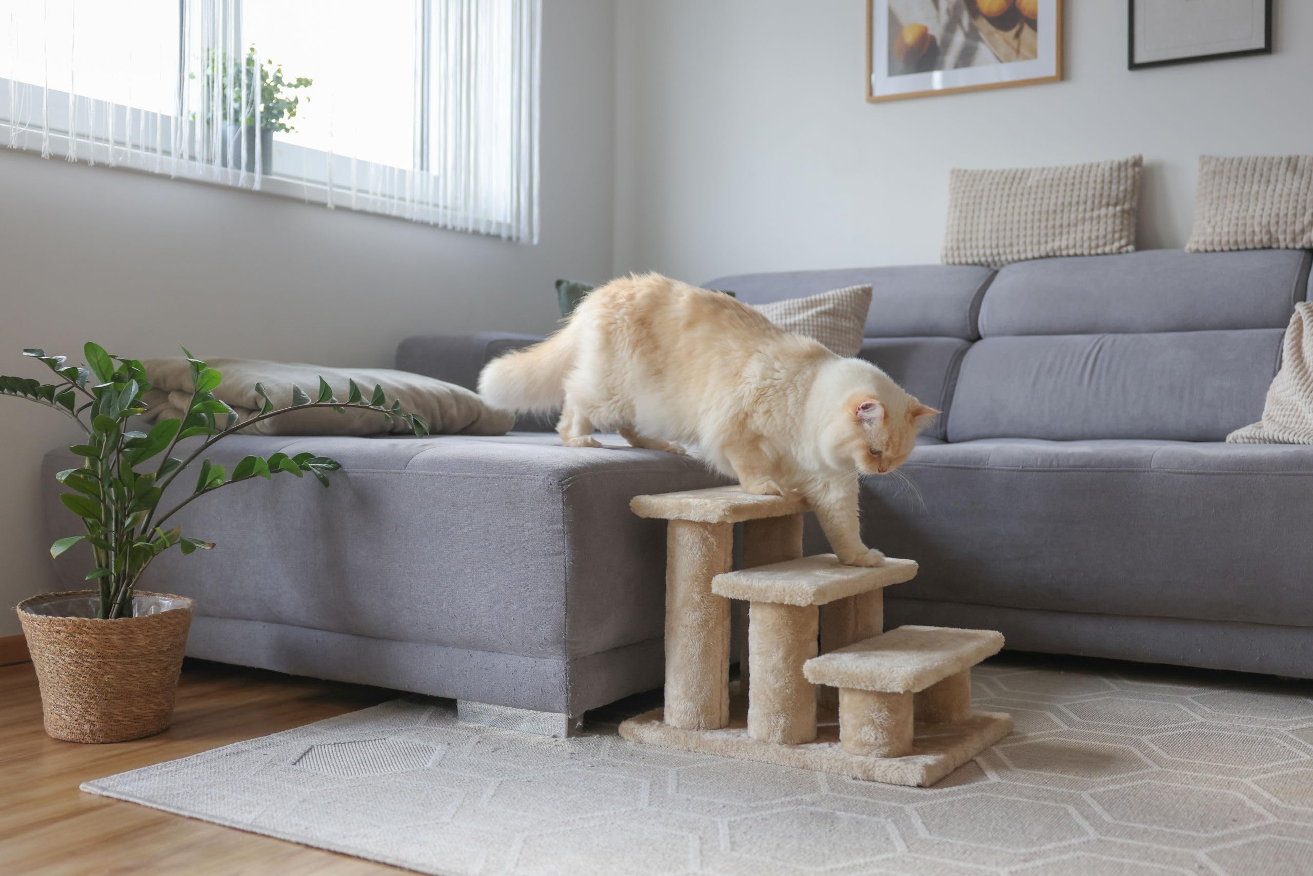 kerbl-pet-tiertreppe-easy-climb-2-0-hundetreppe-katzentreppe-beige-45-x-35-x-34- image 2