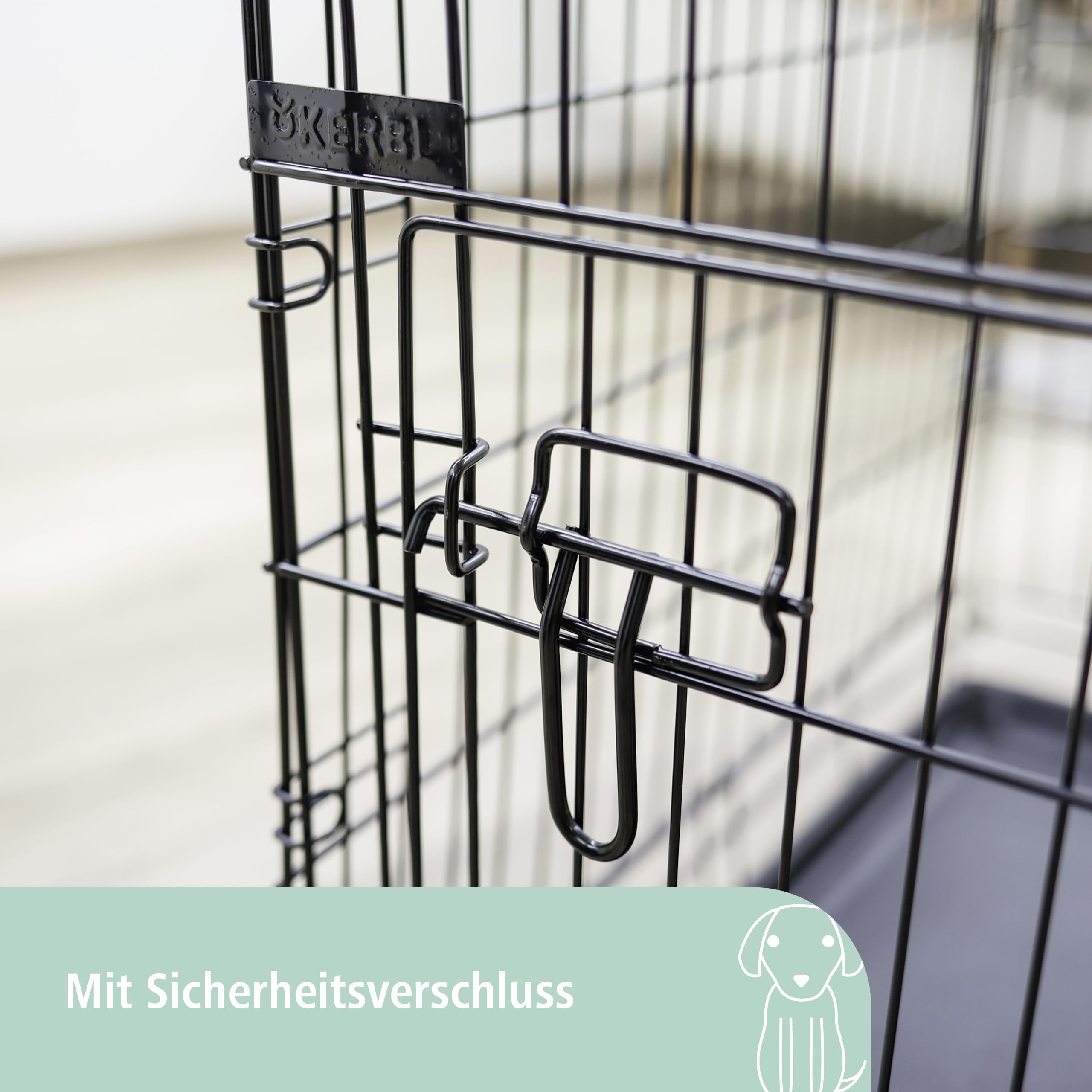 kerbl-pet-gittertransportbox-hund-2-t-rig-schwarz-76x54x64-cm image 4