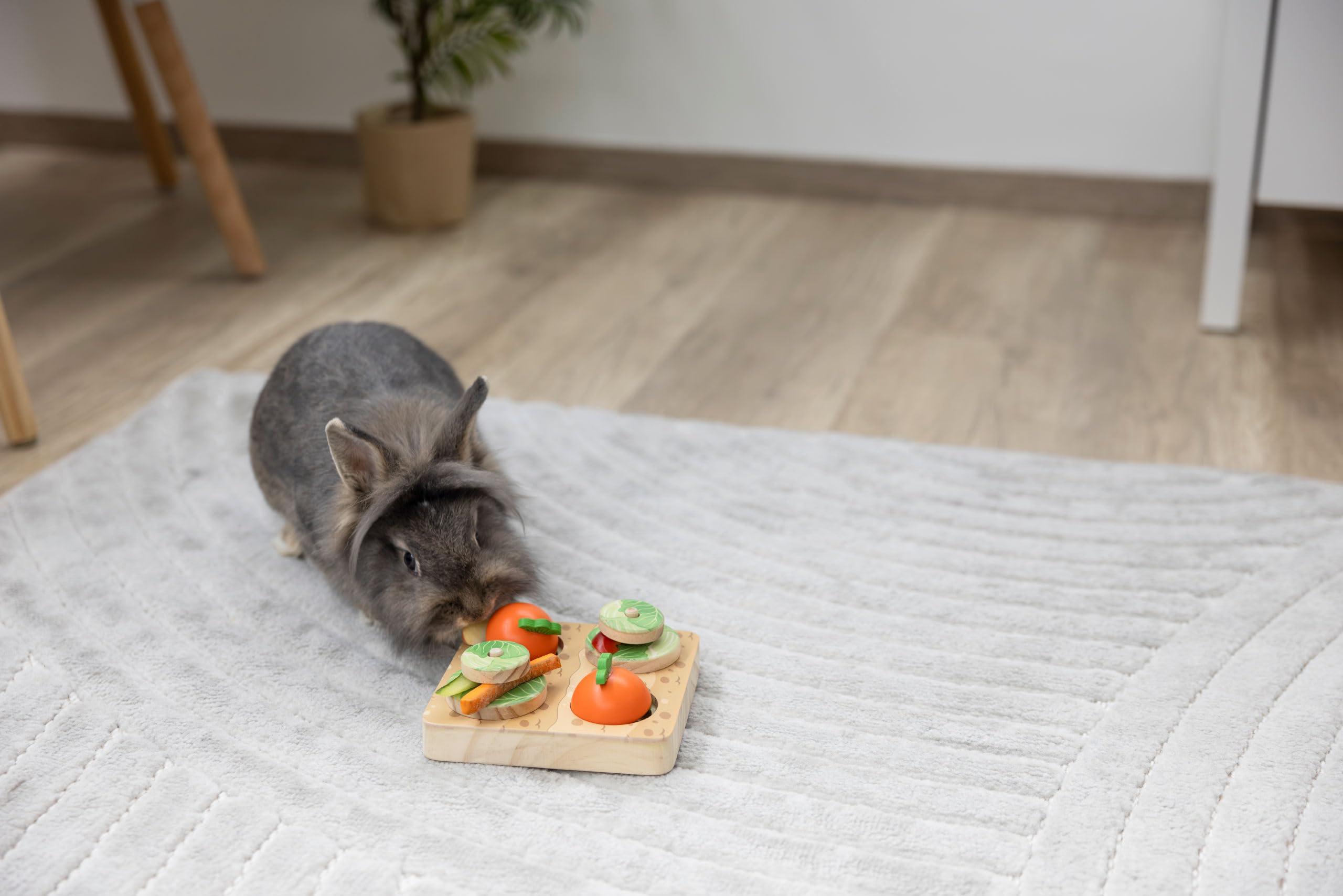 kerbl-pet-denk-und-lernspielzeug-veggie-15x15x6-cm-kaninchenspielzeug-aus-holz image 4
