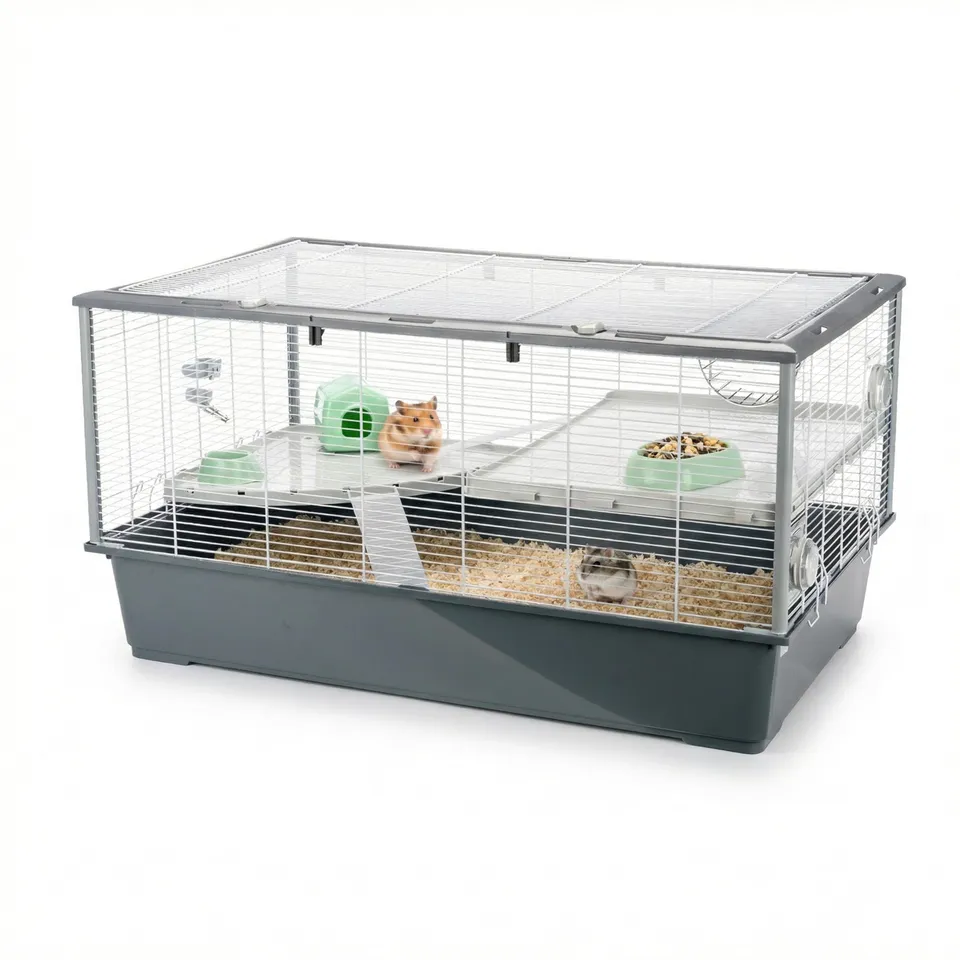 ferplast-criceti-100-hamsterk-fig-95x57xh-50-cm-3-etagen-mit-zubeh-r image 1