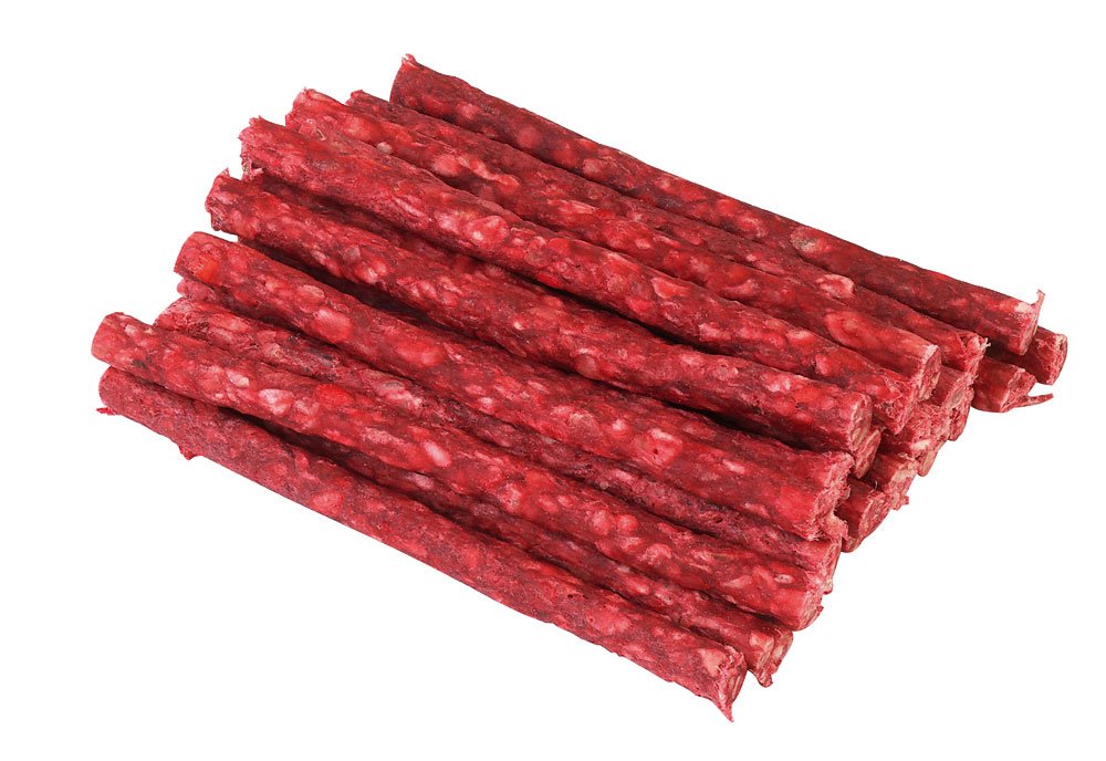 kerbl-pet-kaurollen-rot-9-10-mm-12-5-cm-100er-pack image 1