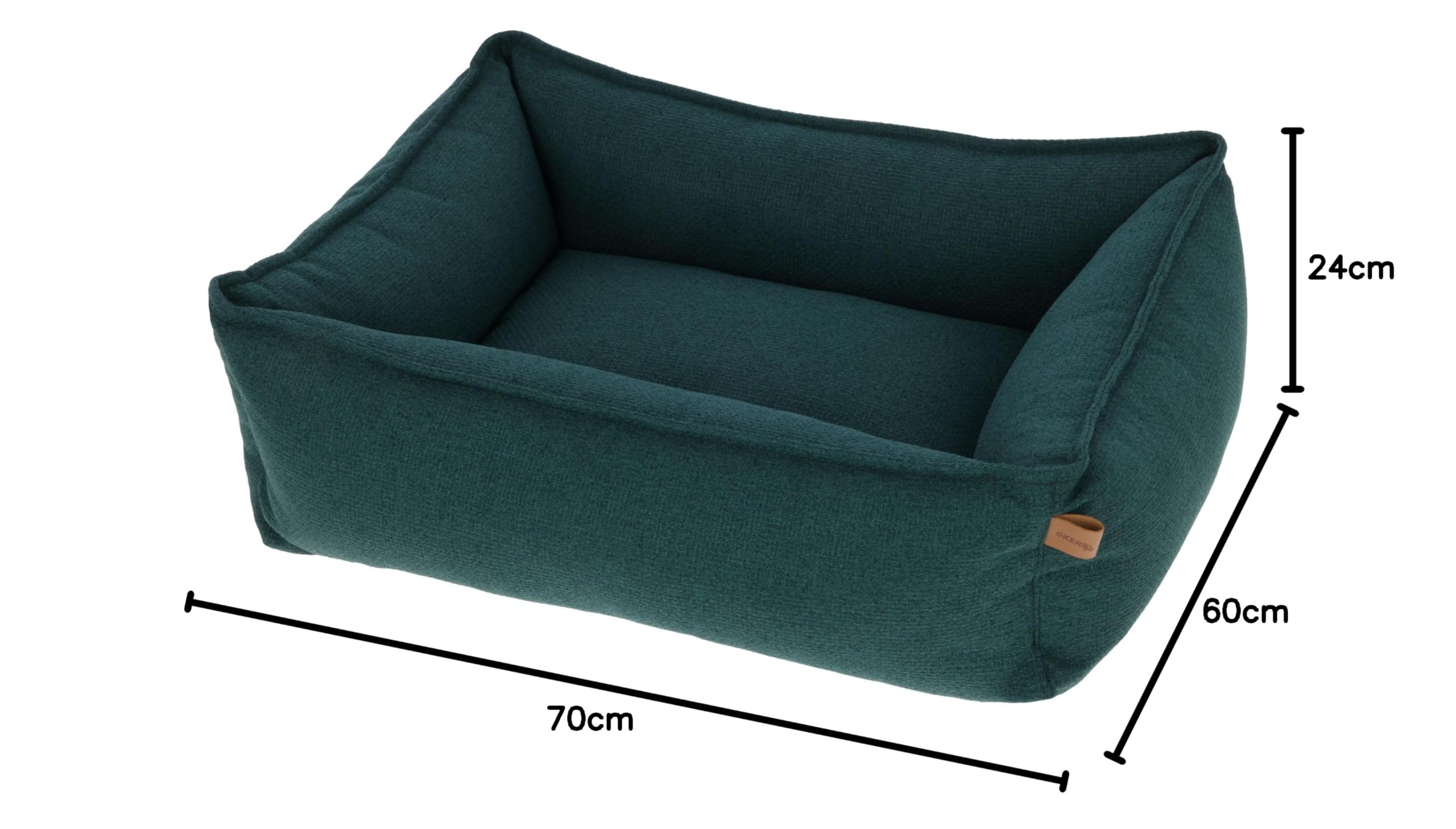 kerbl-pet-kuschelbett-oliver-english-green-70x60x24cm-hundebett image 8