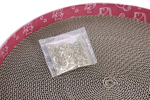 kerbl-pet-katzenkratzbett-circle-pink-34-x-5-5-cm-mit-katzenminze image 6