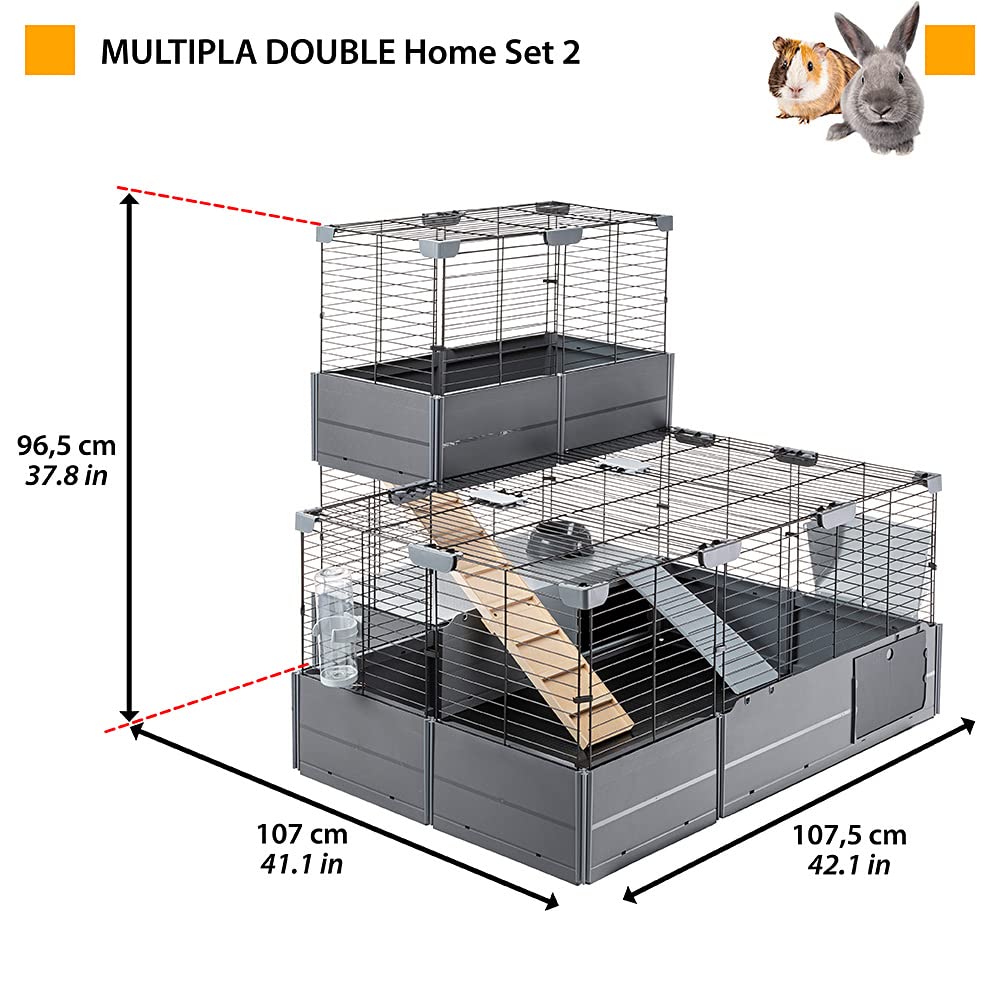 ferplast-multipla-double-zweist-ckiger-kaninchen-meerschweinchenk-fig-107-5-x-72 image 3