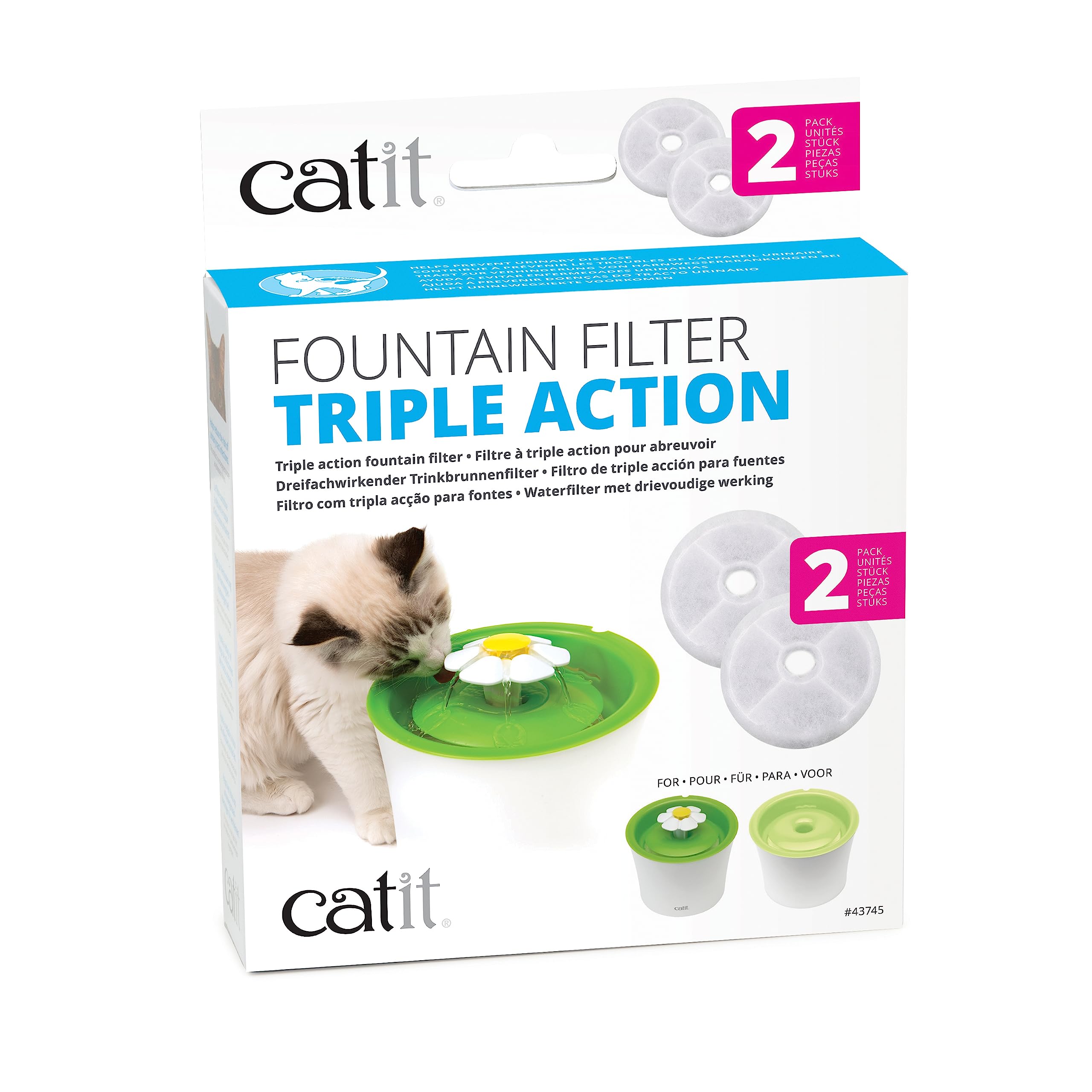 catit-triple-action-filter-2er-pack-ersatzfilter-f-r-trinkbrunnen image 1
