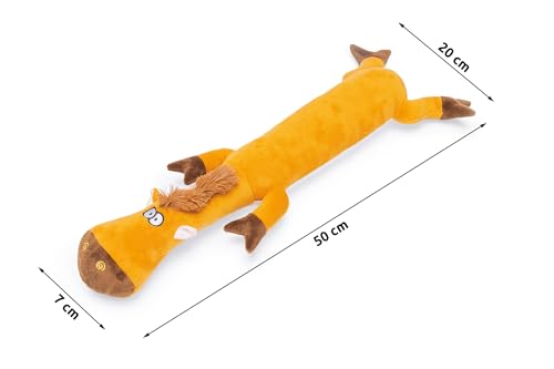 karlie-funny-pferd-hundespielzeug-pl-sch-braun-50-x-20-x-7-cm image 4