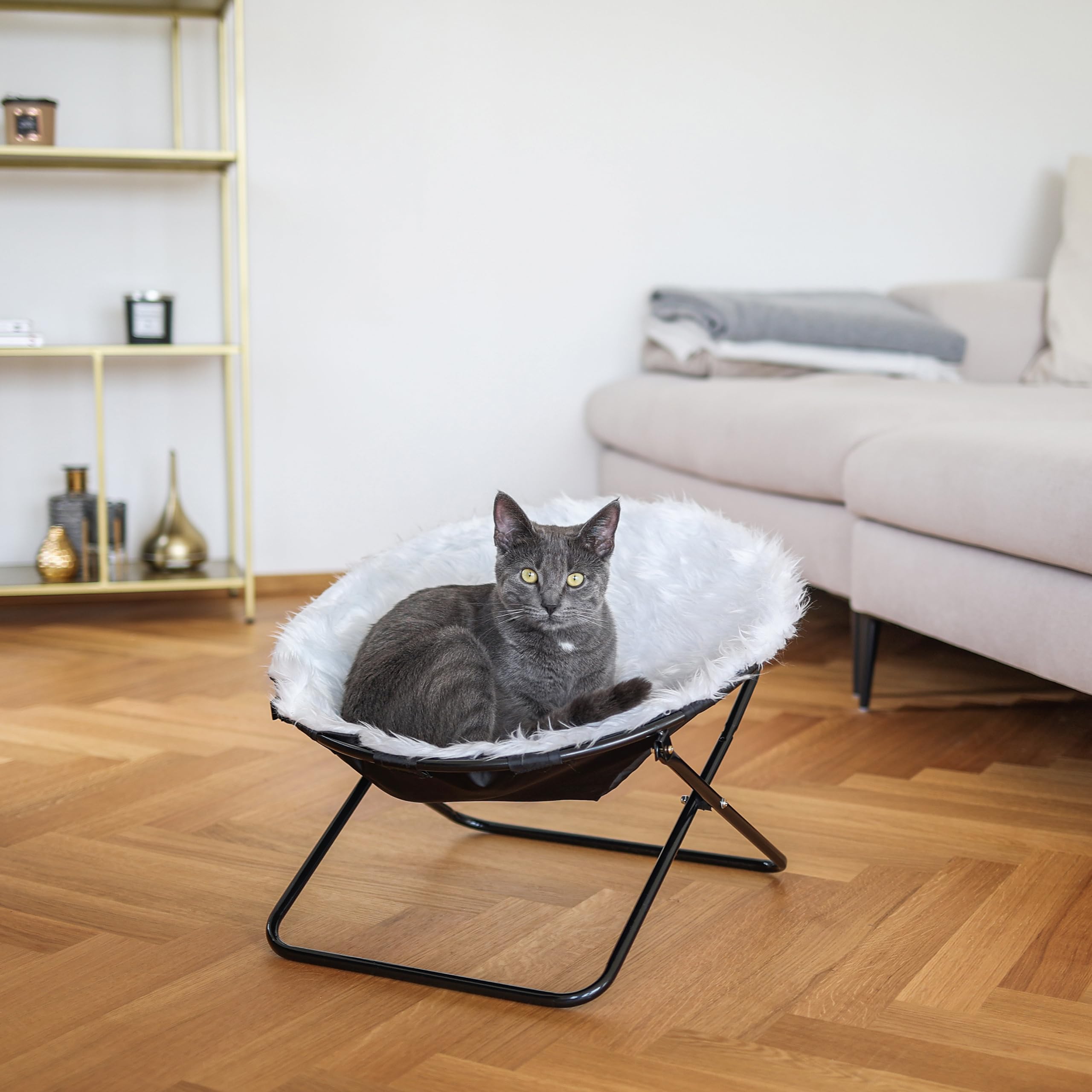 kerbl-pet-liegemulde-sharon-katzenliege-wei-50-cm-h-40-cm image 3