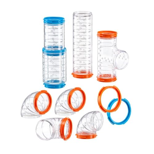 ferplast-kit-tube-curve-hamster-r-hrenset-9-teilig-tunnel-6-cm-mit-bel-ftung image 7