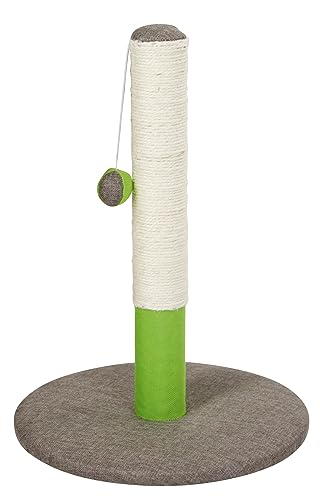 kerbl-pet-kratzs-ule-opal-basic-gr-n-grau-37-x-37-x-50-cm-mit-spielball image 5