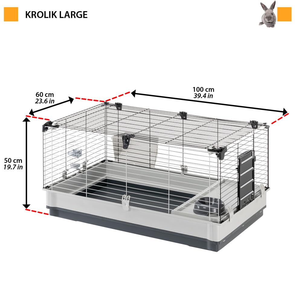 ferplast-krolik-100-kaninchenk-fig-und-meerschweinchenk-fig-100-x-60-x-h-50-cm-m image 2