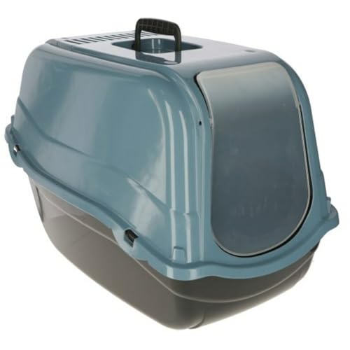kerbl-pet-emma-eco-katzentoilette-mit-haube-schwarz-blau-57-x-39-x-41-cm-mit-fil image 6