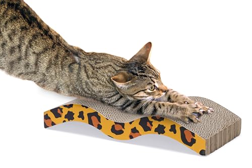 karlie-kratzbrett-leopard-aus-karton-40-x-19-x-4-cm-mit-catnip image 8