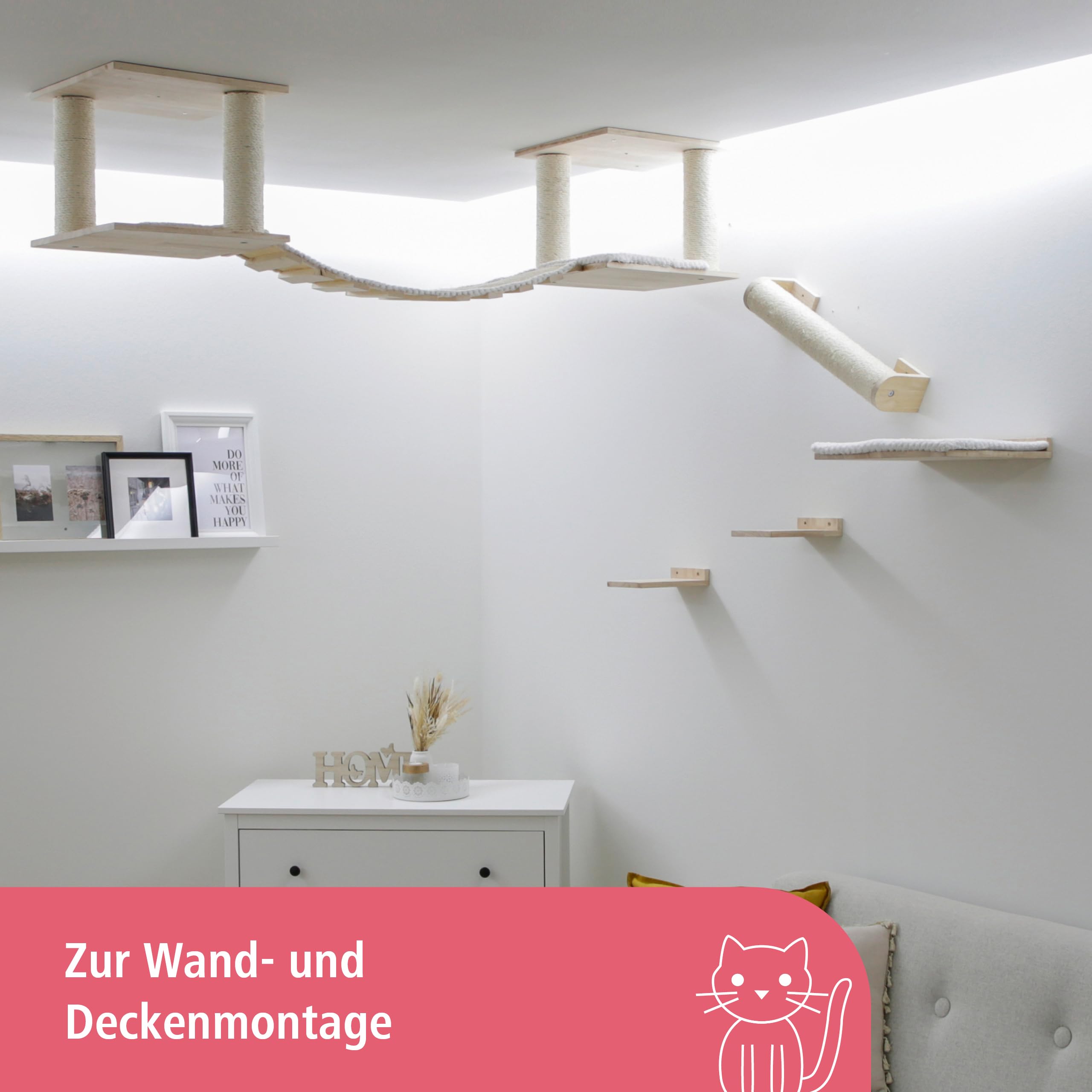 kerbl-pet-katzenspielplatz-top-xl-kletterwand-holz-natur-wei-7-teilig-bis-5-kg image 2