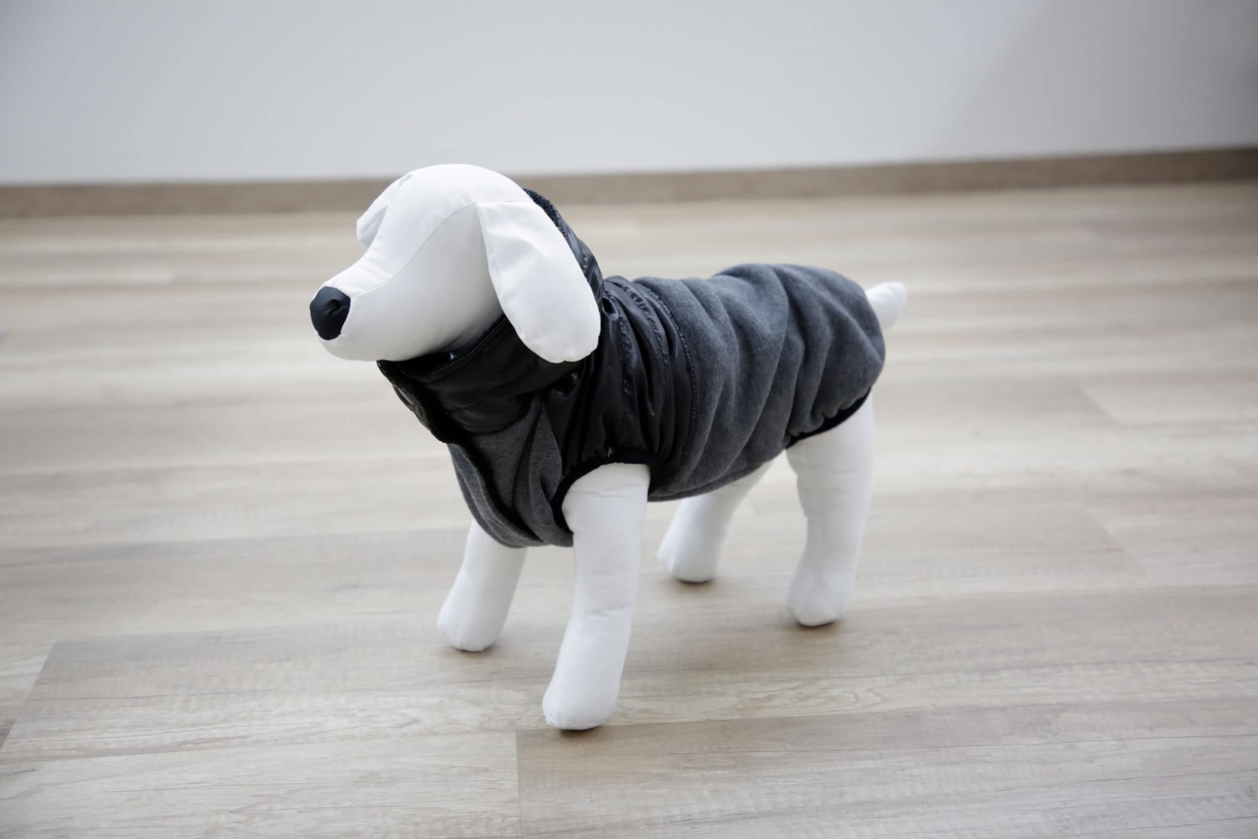 kerbl-pet-hundemantel-quebec-grau-schwarz-l-45-cm image 6