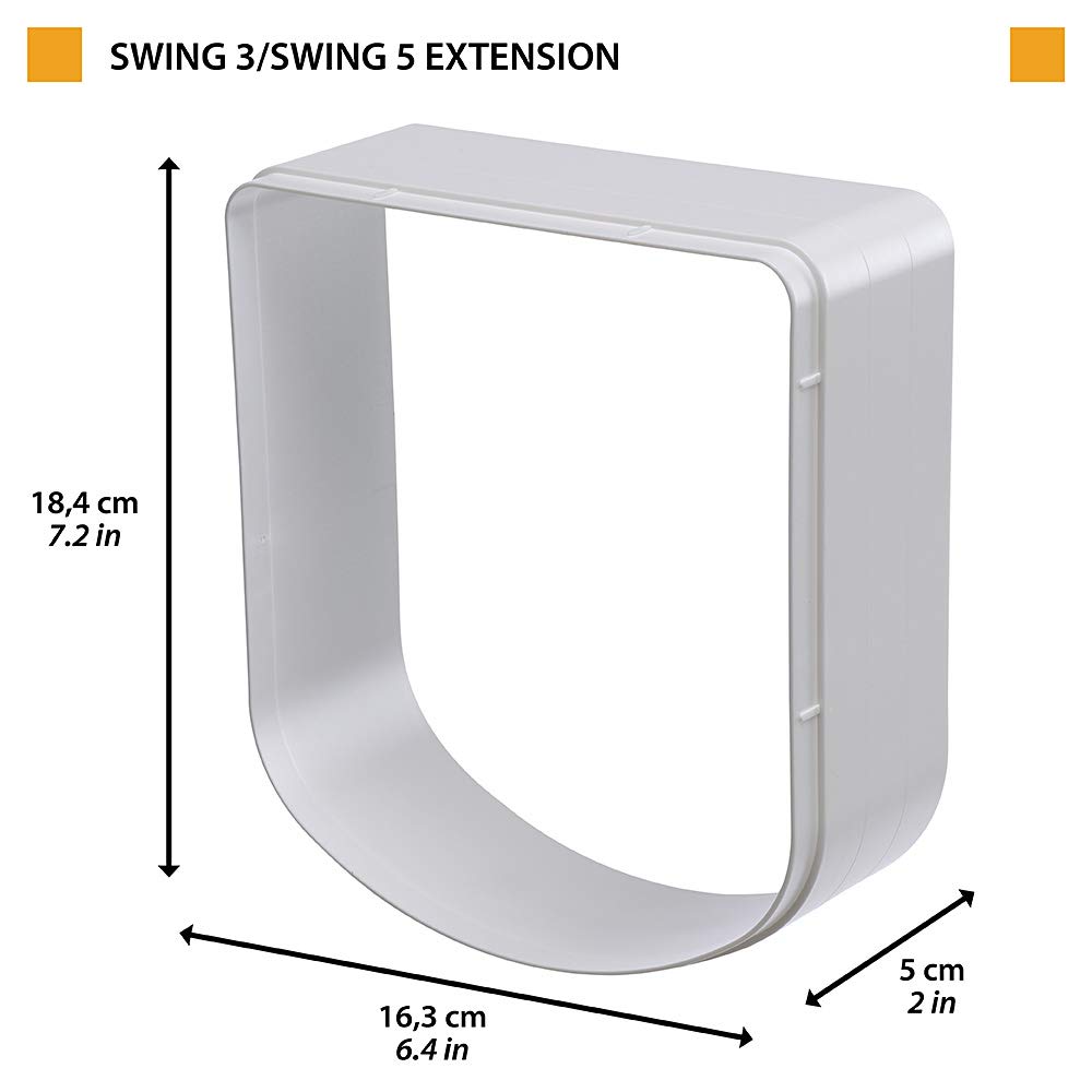 ferplast-extension-f-r-swing-3-swing-5-katzenklappe-verl-ngerungstunnel-16-3-x-5 image 2