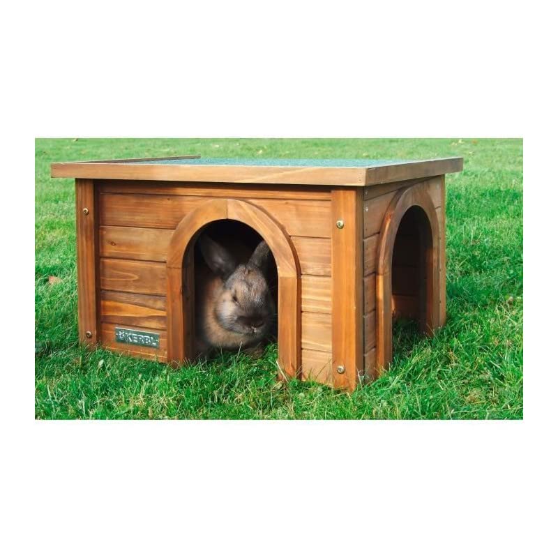 kerbl-pet-nagerhaus-45x32x27-cm-kleintierhaus-aus-spie-tanne-mit-bitumendach image 7