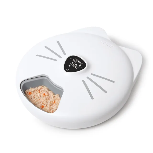 catit-pixi-smart-futterautomat-6-mahlzeiten-wei-f-r-nass-und-trockenfutter-mit-w image 1
