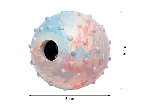 karlie-gummiball-hundespielzeug-marmoriert-durchm-5-cm-mit-gl-ckchen-und-noppen image 4