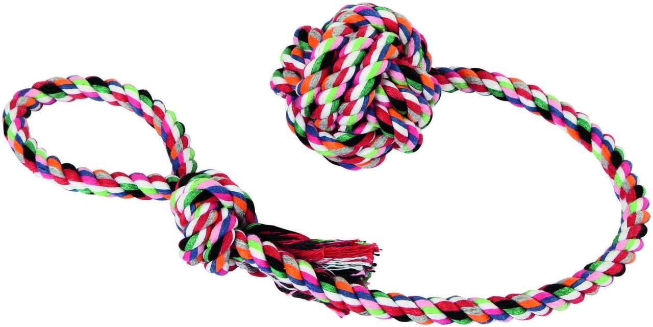 kerbl-pet-baumwollball-am-seil-9-cm-mit-handschlaufe-f-r-hunde image 1