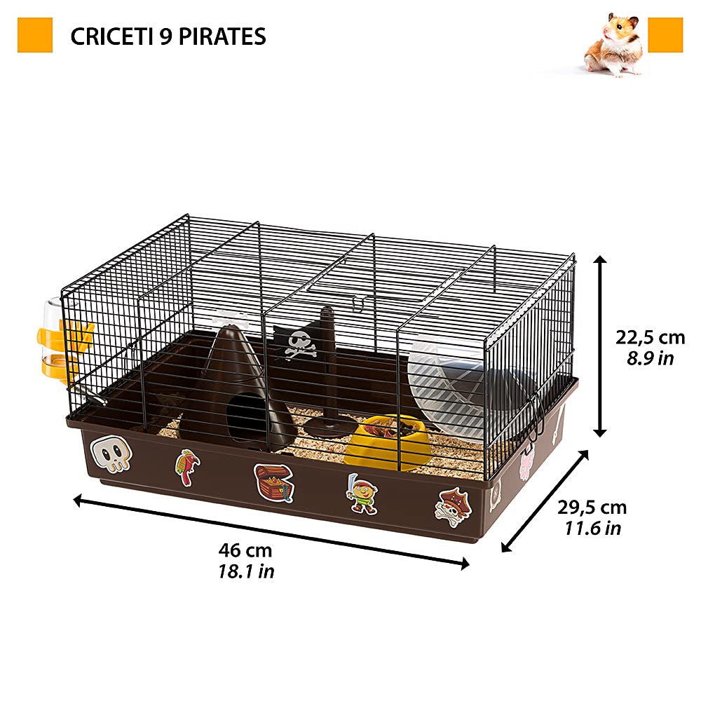 ferplast-pirates-hamsterk-fig-mit-zubeh-r-piratenmotiv-46-x-29-5-x-h-23-cm image 2