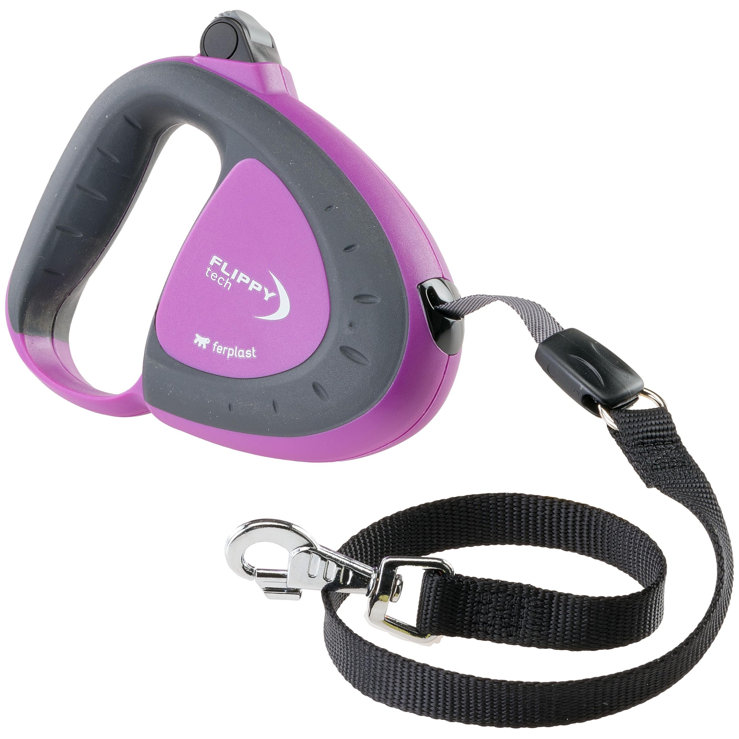 ferplast-flippy-tech-rollleine-band-5-m-schwarz-bis-50-kg image 6