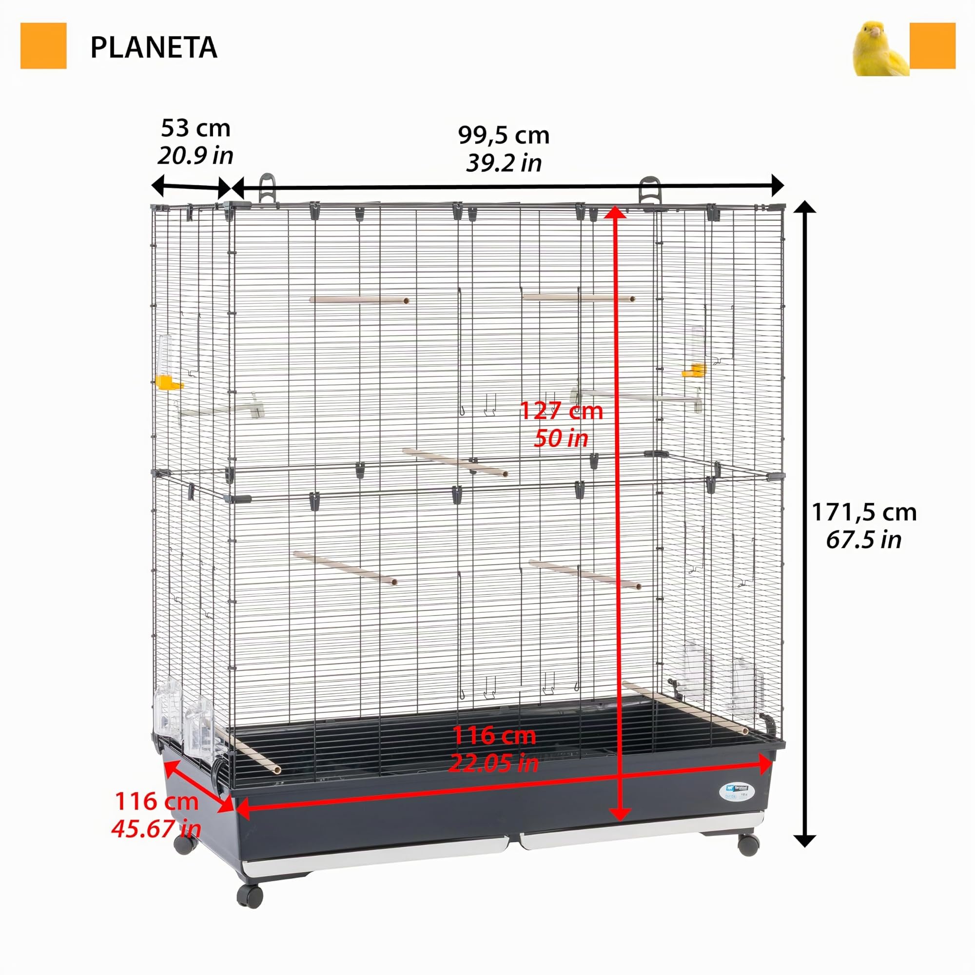 ferplast-planeta-large-vogelvoliere-metallk-fig-118-x-59-x-135-cm image 3