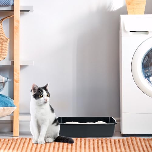 ferplast-nip-10-offene-katzentoilette-schwarz-46-5-x-35-5-x-h-11-5-cm image 6