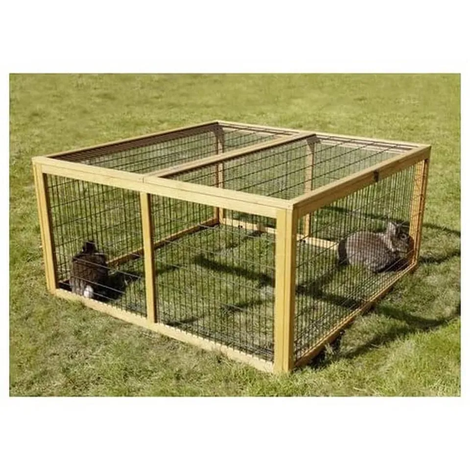 kerbl-freilaufgehege-mit-ausbruchsperre-116x116x58-cm-kleintiergehege image 1