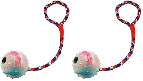 kerbl-pet-hundespielball-am-seil-30-cm-6-cm-blau-rot-wei image 8