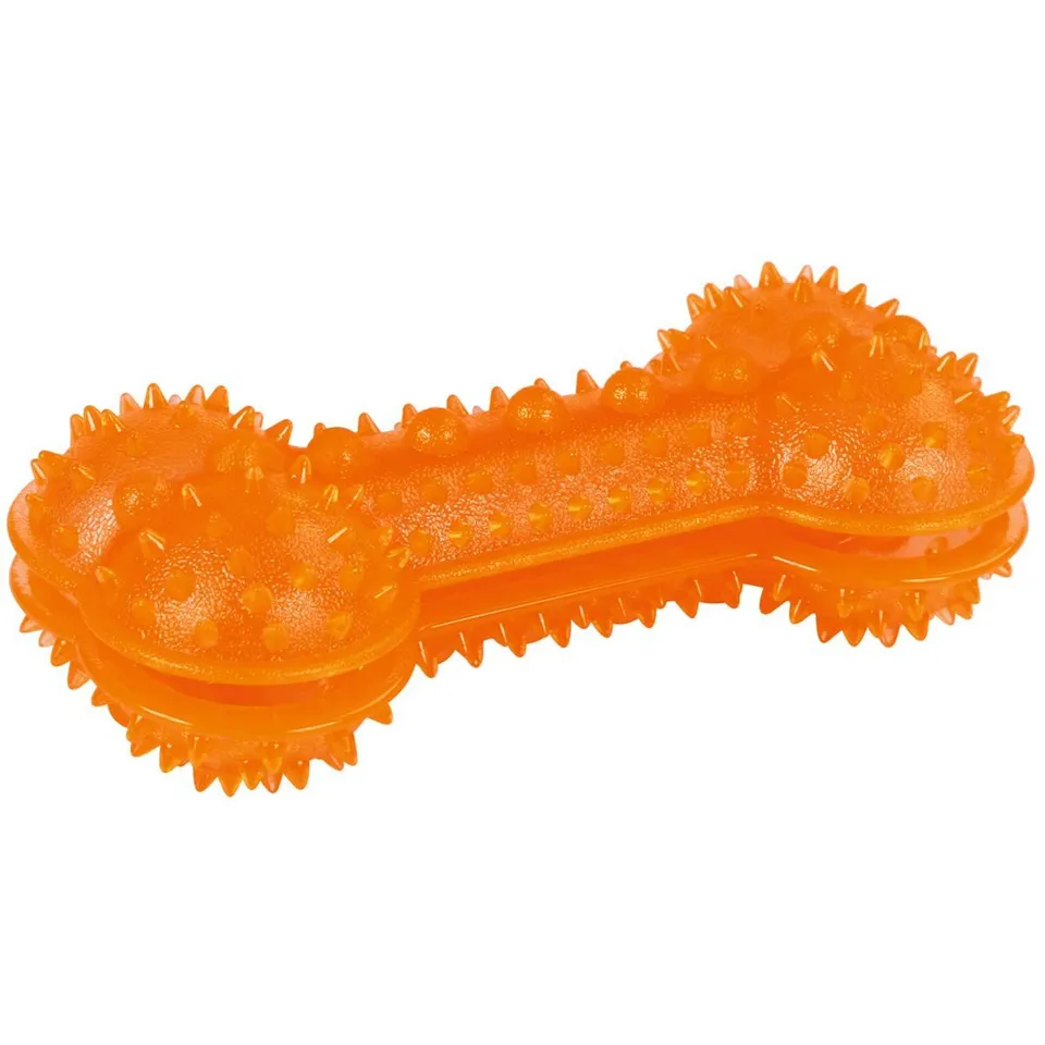 kerbl-pet-toyfastic-knochen-bef-llbar-orange-18-x-8-x-6-cm image 1