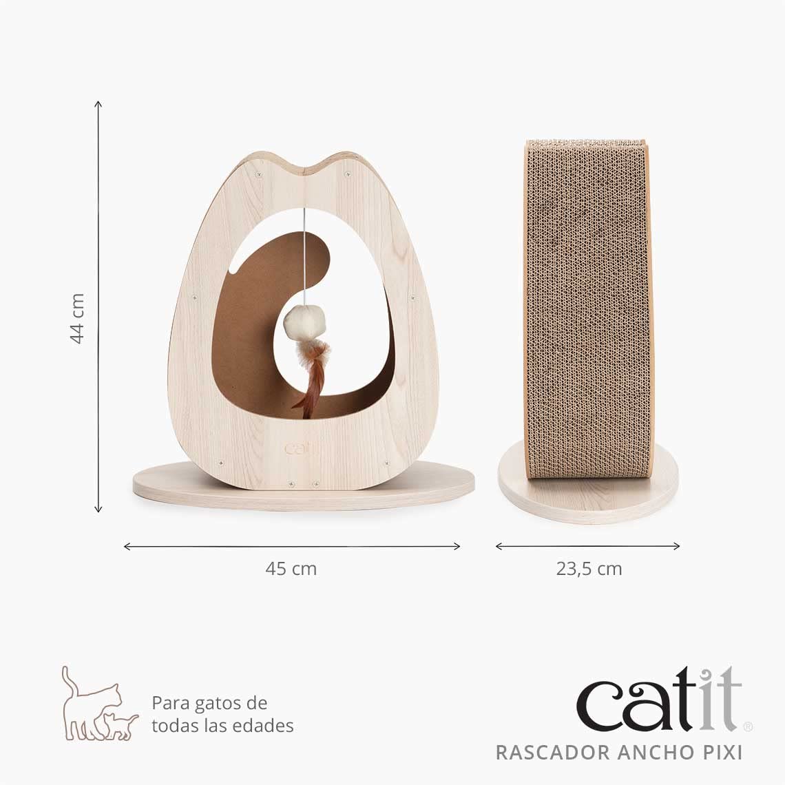 catit-pixi-kratzschaber-breit-katzenkratzer-aus-pappe image 7
