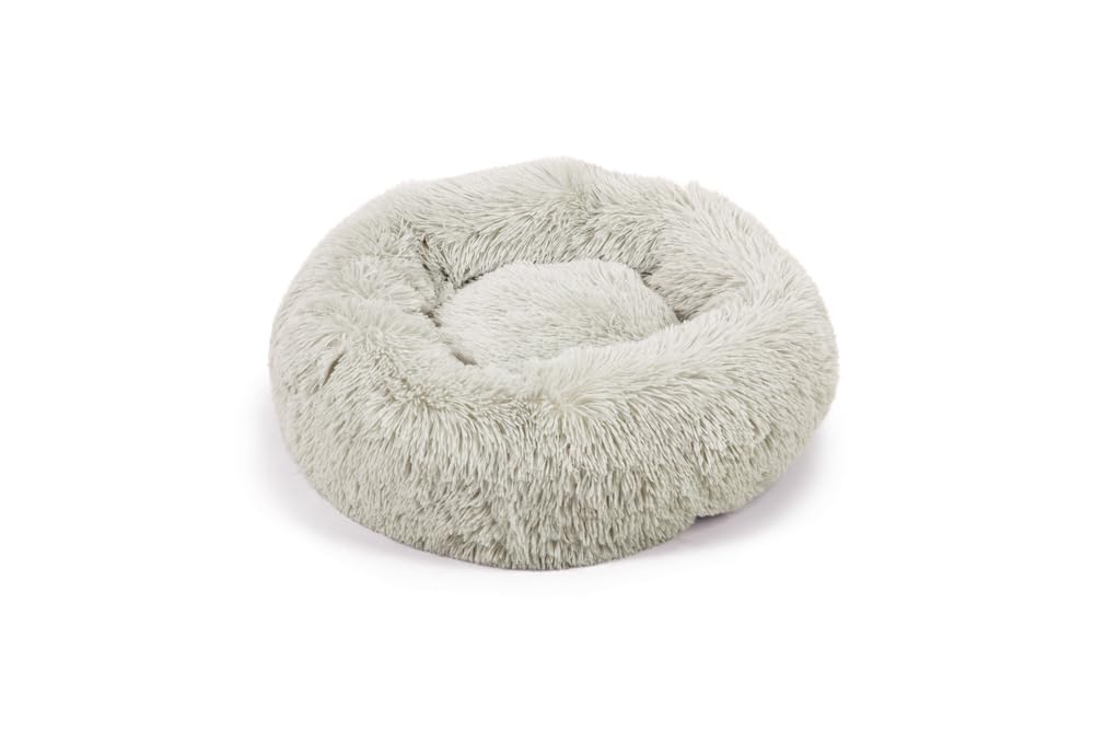 beeztees-yali-hundebett-pl-sch-hellgrau-durchm-50-cm image 1