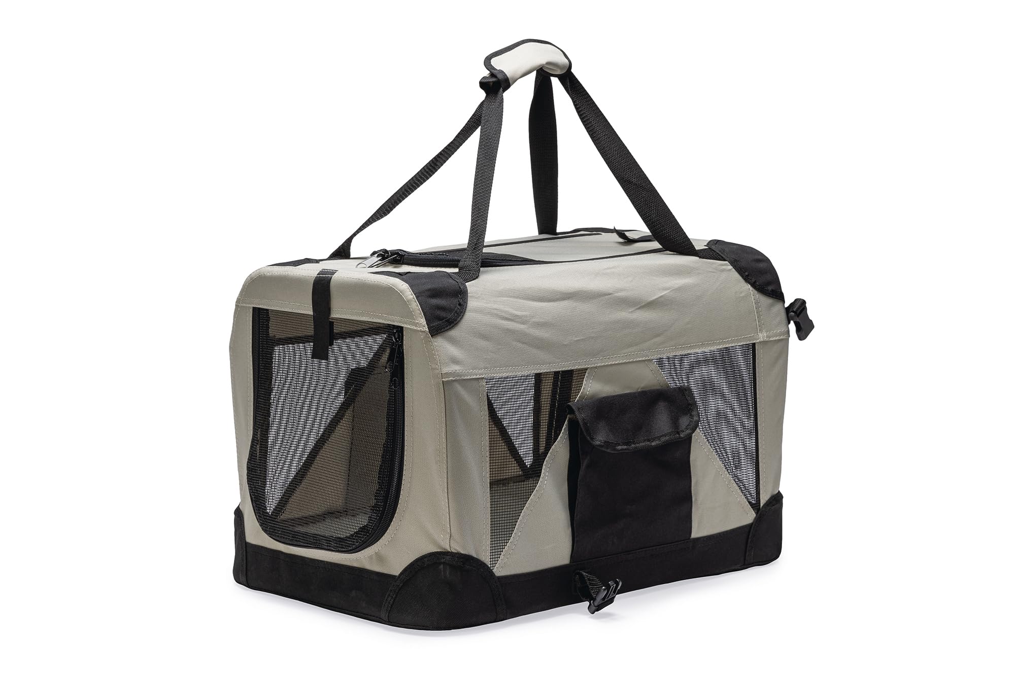 karlie-fun-transportbox-nylon-grau-47x35x35-cm image 1