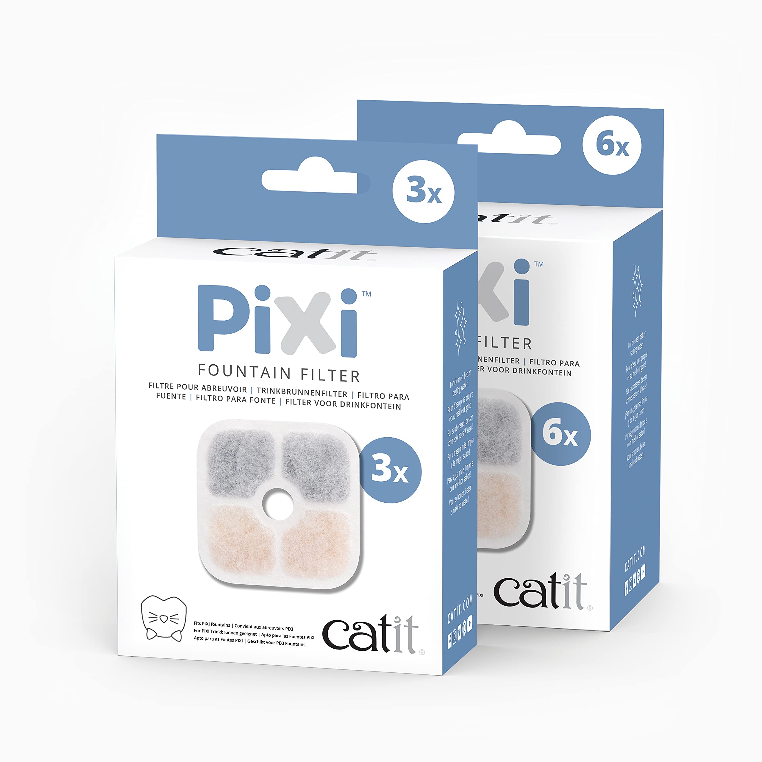 catit-43722-pixi-ersatzfilter-trinkbrunnenfilter-6er-pack-wei image 5