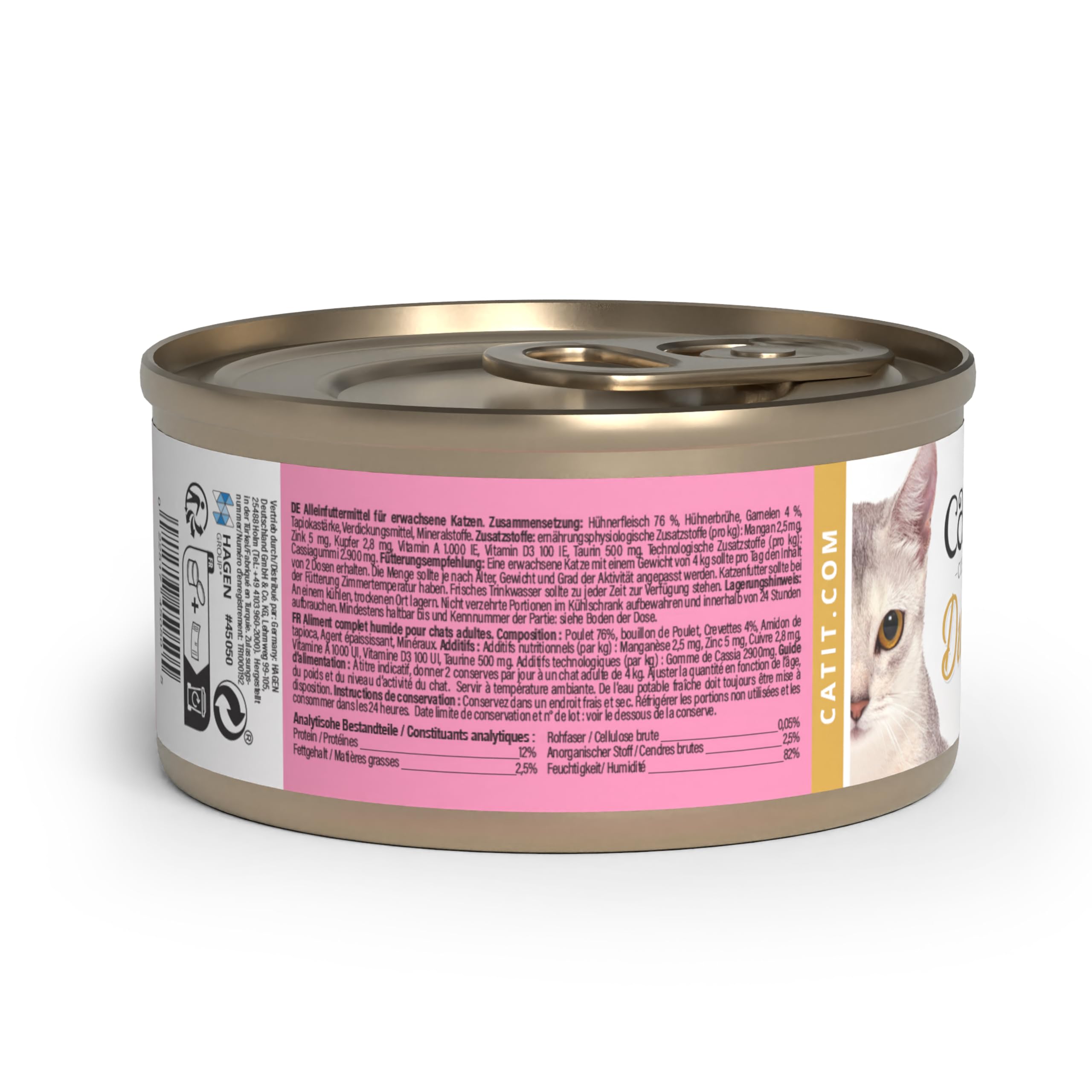 catit-cuisine-duet-huhn-mit-garnelen-in-so-e-75-g-getreidefreies-katzen-nassfutt image 2