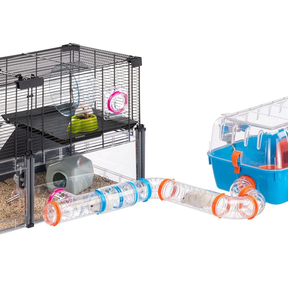 ferplast-kit-tube-curve-hamster-r-hrenset-9-teilig-tunnel-6-cm-mit-bel-ftung image 3