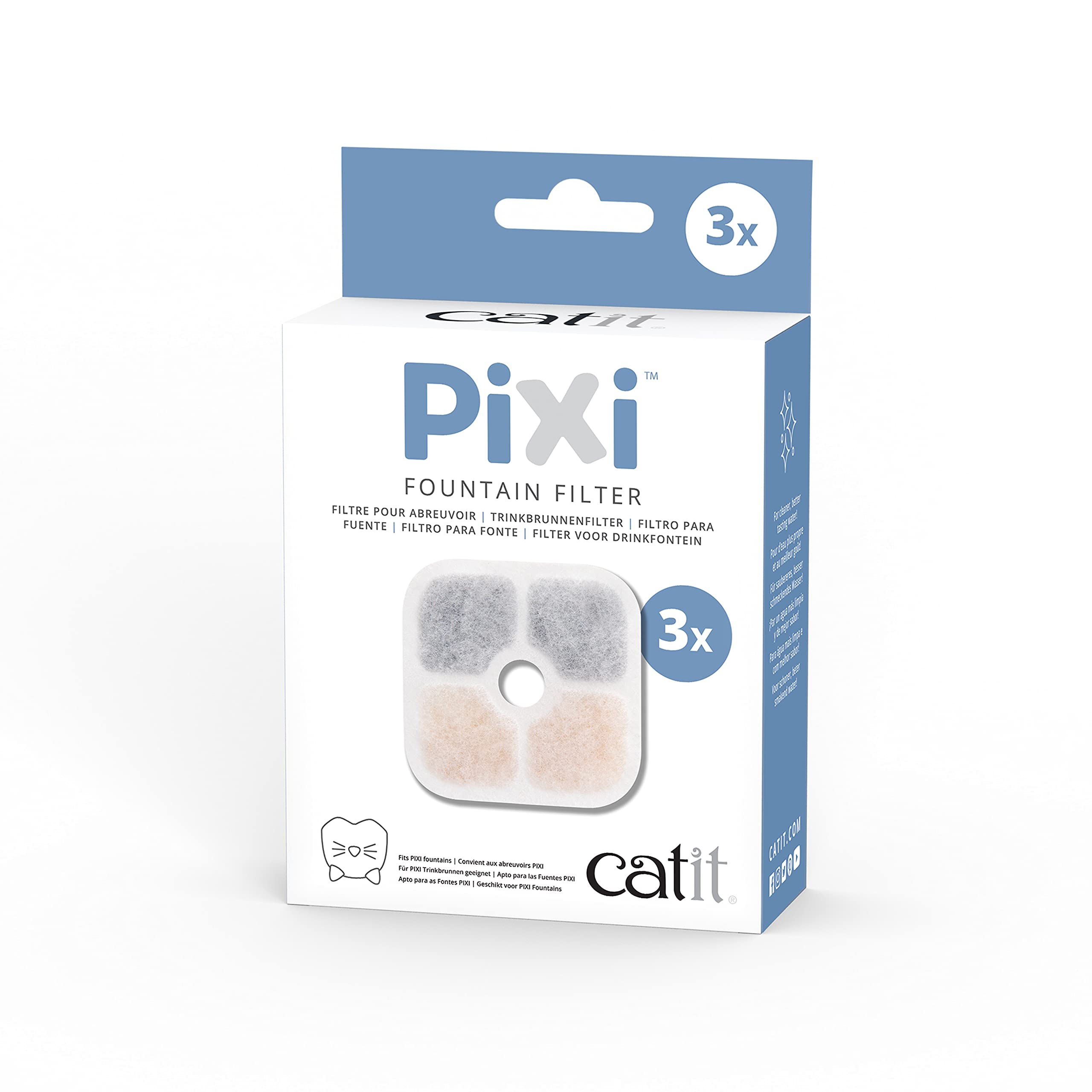 catit-43722-pixi-ersatzfilter-trinkbrunnenfilter-6er-pack-wei image 6