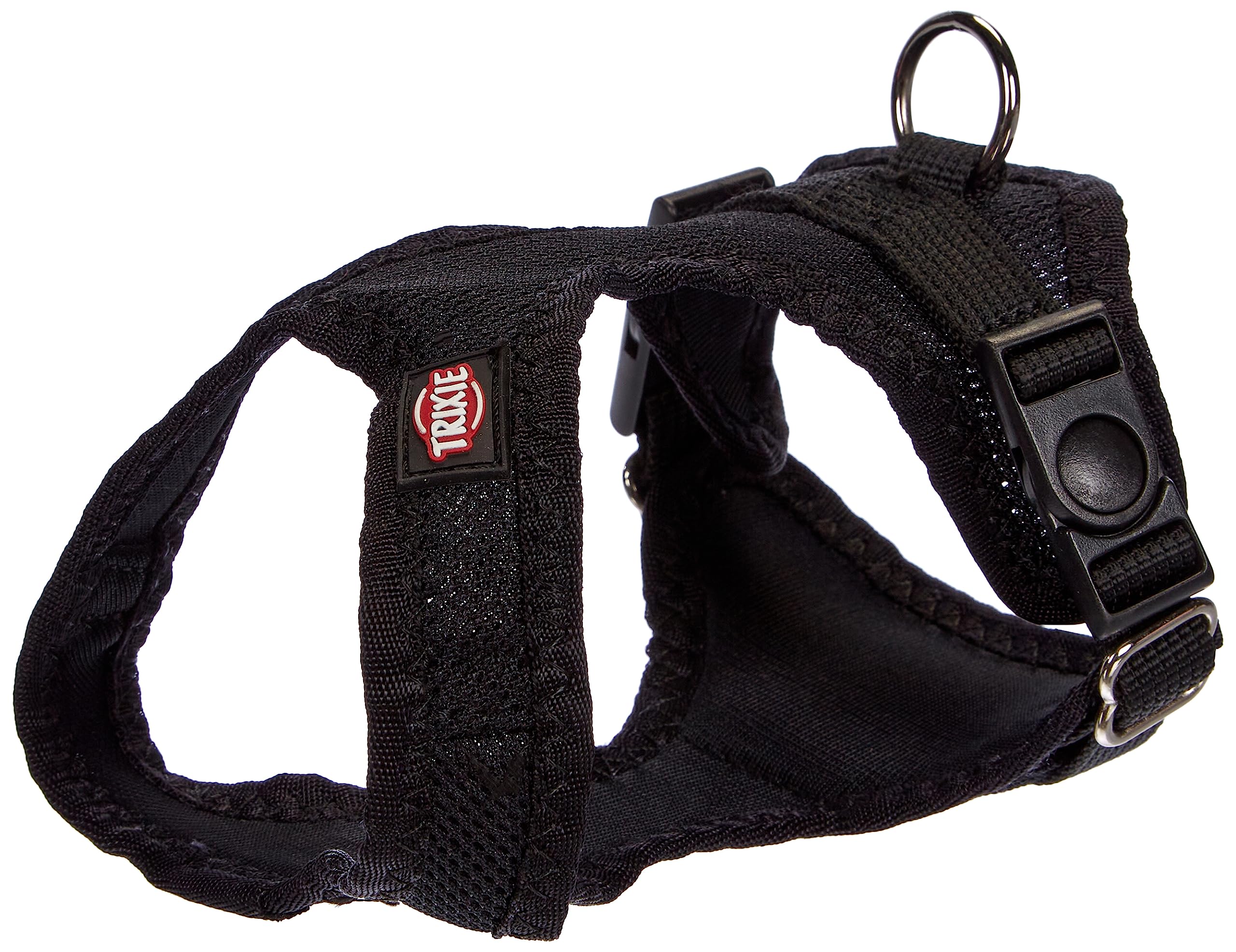 trixie-comfort-soft-hundegeschirr-xxs-xs-25-35-cm-15-mm-rot-gepolstert image 2